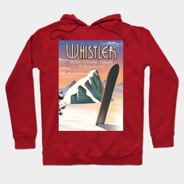 Whistler To Snowboard Hoodie by nickemporium1